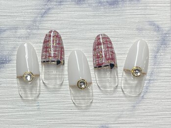 ネイルサロン インプレス(Impress)/ツイードネイル