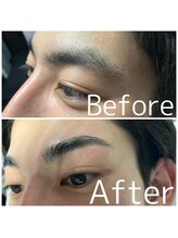 眉毛男子 新宿店/眉毛の施術例