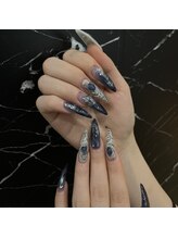 モカ 心斎橋(moca by Lee)/【Aina】星空ネイル