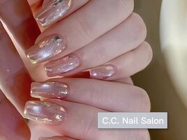 マグネット+オーパルネイル