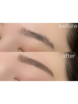 アイブロウメニューがあるサロン