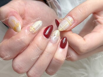 ノア ネイル(Noa Nail)/リボン チェック 持ち込み