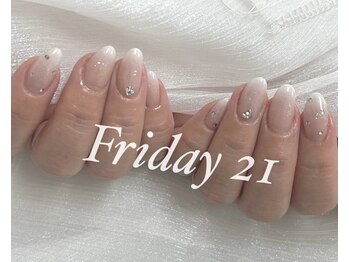 ベイビーブーマー/冬ネイル/白