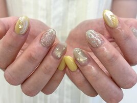 イエローニュアンスネイル★