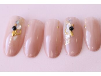 ローズクレア(Rose Crea)/大人のビジューネイル