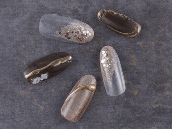 サンミーゴネイル 神戸店(Sunmego Nail)/ミラーニュアンスネイル