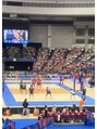 地爪ケアクリニックサロン 代々木店&nbsp;スポーツ観戦の中でもバレーを観に行くことが多いです