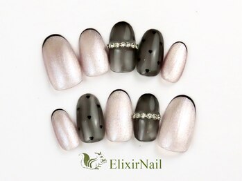 エリクサーネイル 渋谷(Elixir Nail)/定額aシンプル/クーポン使用