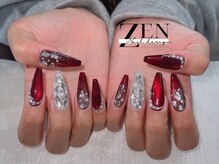 ゼン ネイル デザイン 池袋(ZEN NAIL DESIGN)/* 長 さだしやり放題×つけ放題
