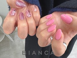 ピンクネイル★ ¥7500