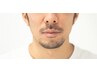 【メンズ脱毛】 納得の脱毛、プロの細部まで丁寧な「ひげ脱毛」 体験¥3300