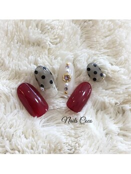 ネイルズ ココ(nails COCO)/シースルードット