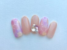 コエル(coel)/ニュアンスフラワーネイル