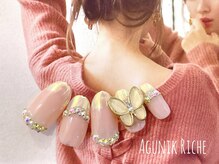 アグニークリッシェ(Agunik Riche)/【ちょうちょネイル】