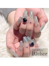 推しの概念ネイル