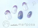 【ハンド】梅雨ハンドネイル