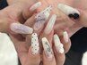 ロング爪さんはコレ★持ち込みokアートコース+ハードジェル仕上げ ￥10000
