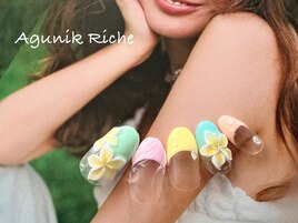 【プルメリアネイル】