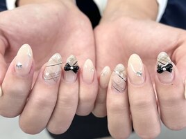 ガーリーチェックデザイン