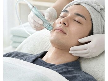 ナチュラルコットン(Natural - cotton)の写真/【メンズ専用★ニキビケア/肌荒れ改善】美容液毛穴水流洗浄×鎮静パックで清潔感あふれる爽やかな美肌へ！