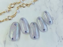 グリッター(GLITTER)/シンプルネイル