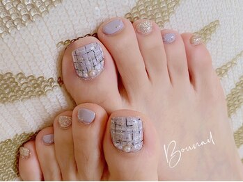 ネイルアンドアイラッシュ ボネール 銀座店(lash Bounail)/パール ツイード