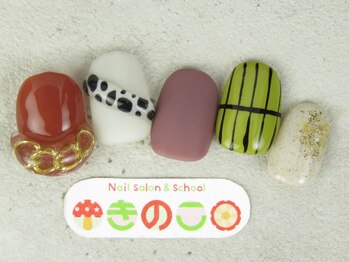 ネイルサロン きのこ/選べるデザインMコース
