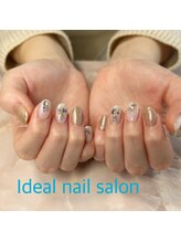イデア(IDEAL)/押花ネイル