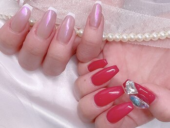 ジョアアンジェ 上本町店(joieange)/アシンメトリー フレンチ