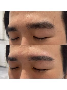 アイブロウドット 岐阜店(iBROW.)/美眉スタイリングbefore→after