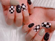 バーロ ビューティールーム(Balo Beauty Room)/モノグラムネイル　三軒茶屋