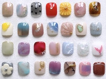 エクラ(e'clat)/フットネイル 親指デザイン