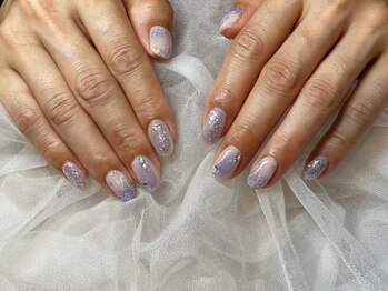 ガーデン ヘア&エステ&ネイル Garden/紫陽花ネイル