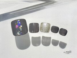 ［foot］1本アート/シンプル