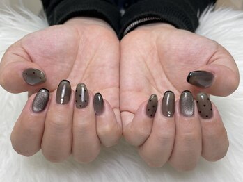 ロエン 北岡崎(ROEN)/ハートドット×クリアブラック