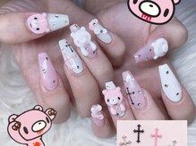 ベティネイル アイラッシュ(Betty Nail)/グルーミー 3Dネイル