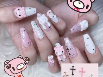 ベティネイル アイラッシュ(Betty Nail)/グルーミー 3Dネイル