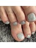 《foot》オフ・ケア込み♪ワンランク上のキラキラ☆☆フラッシュネイル¥8000
