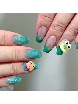 ポカポカネイル(PoKaPoKa Nail)の写真/450色以上ある！！！キャラクターパーツ＆シールいっぱいある！
