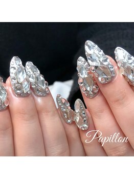 ネイルサロン パピヨン(Nail Salon Papillon)/キラキラスカルプ