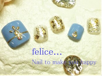 ネイルサロン フェリーチェ(felice)/【定額フットネイル】8500円