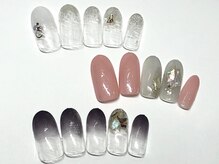 ネイルサロン 爪/シンプルアートセット