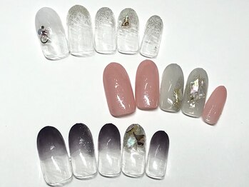 ネイルサロン 爪/シンプルアートセット