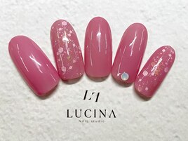 C-134 大人可愛いピンクネイル