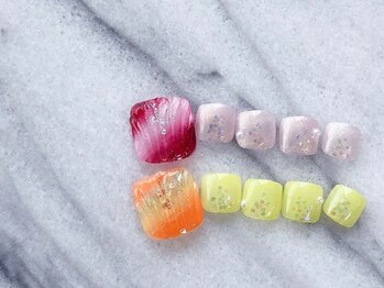 ネイルサロン ブリオン(Nail Salon Bullion)/レインボーマーメイドネイル