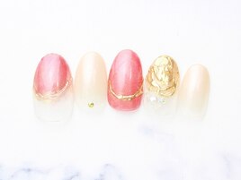 秋色マグネツトネイル初回￥6980