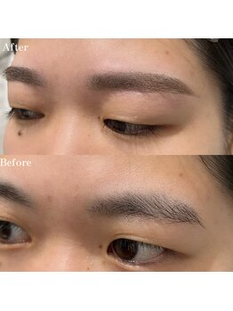 アイブロウドット 岐阜店(iBROW.)/美眉スタイリングBefore→After