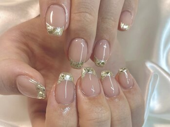 シピ ネイル(Chipi Nail)/ガラスフレンチネイル