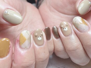 シキナ(shikina)/アーガイル　くま