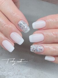 ■ワンカラー■＋opラメ